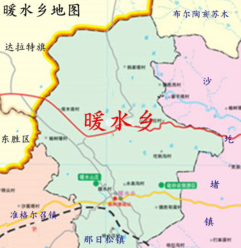 暖水乡地图