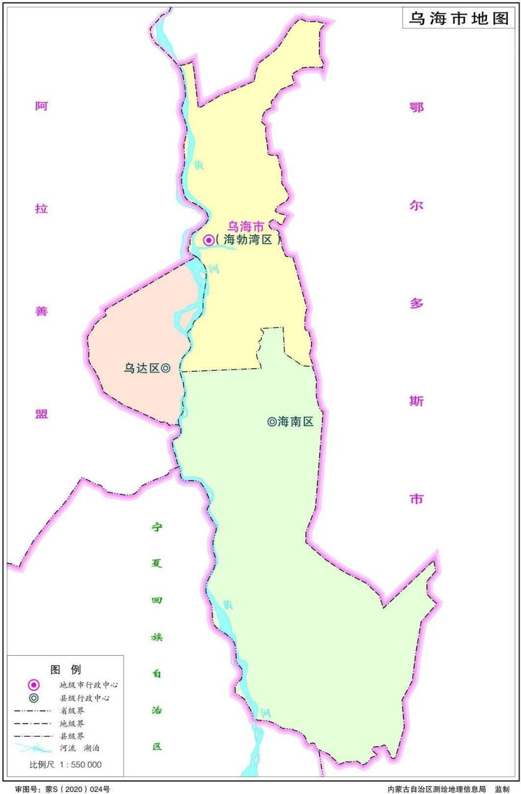 乌海市地图