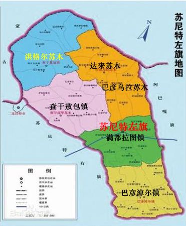 苏尼特左旗地图