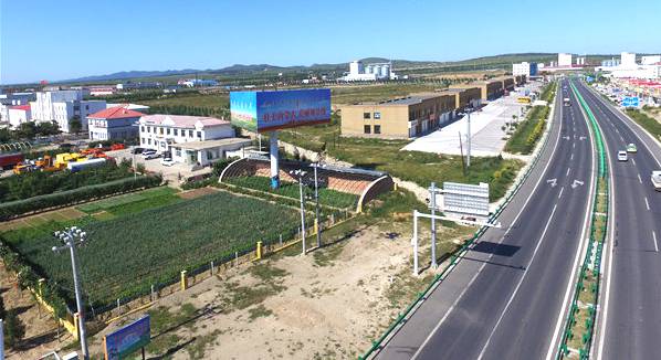 大广高速G45由美丽河镇经过