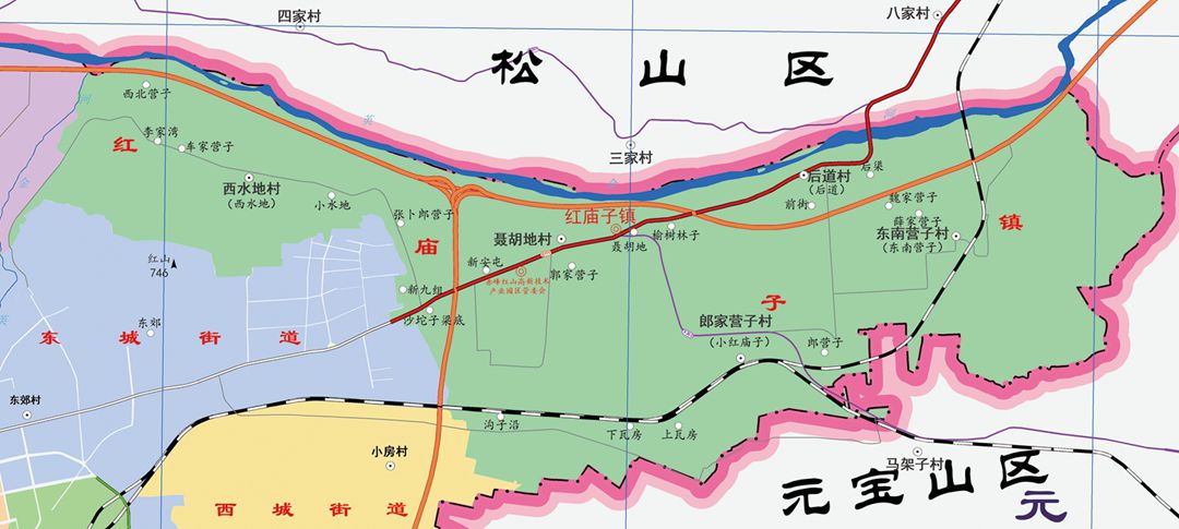 红庙子镇地图
