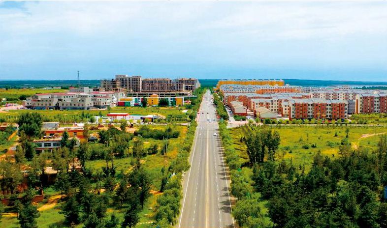 札萨克镇美景 札萨克镇美景