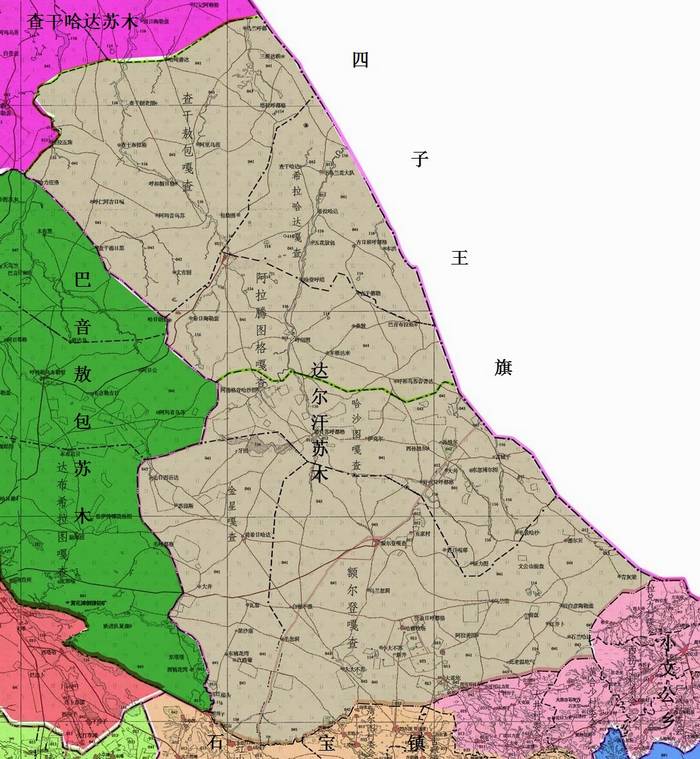 达尔汗苏木行政区划 达尔汗苏木行政区划