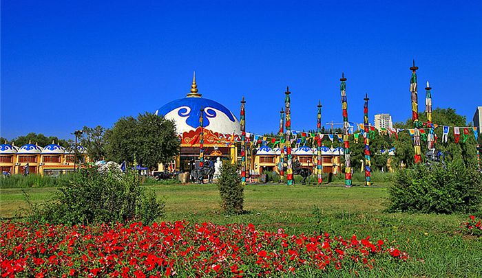 乌拉特草原蒙古大营 乌拉特草原蒙古大营