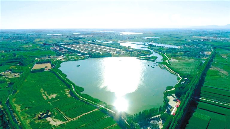 塔尔湖镇联丰村全景 塔尔湖镇联丰村全景