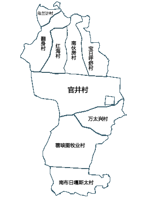 中和西镇行政区划
