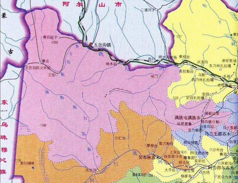 满族屯满族乡地图