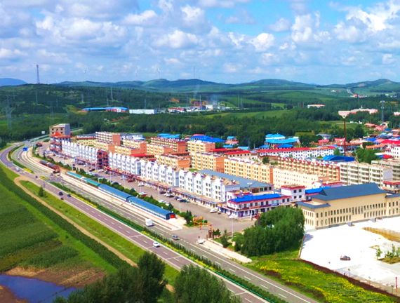 巴日嘎斯台乡全景