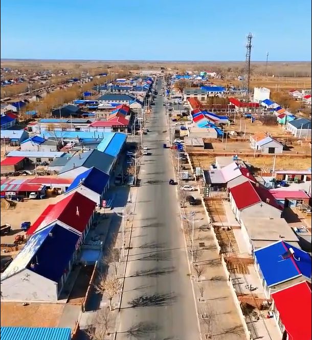 努日木镇全景 努日木镇全景
