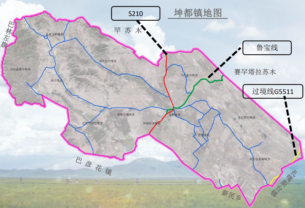 坤都镇地图 坤都镇地图