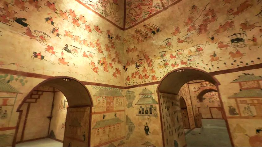 和林格尔汉墓壁画 和林格尔汉墓壁画