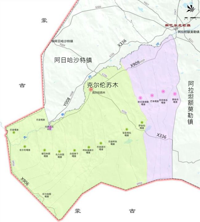 克尔伦苏木地图 克尔伦苏木地图