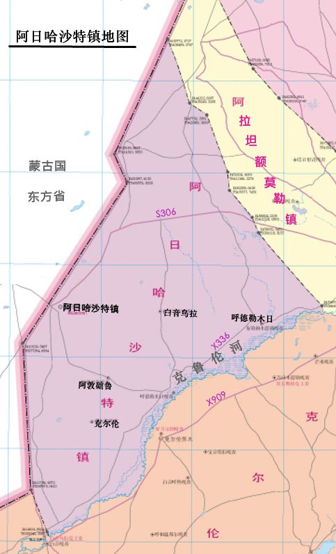 阿日哈沙特镇地图