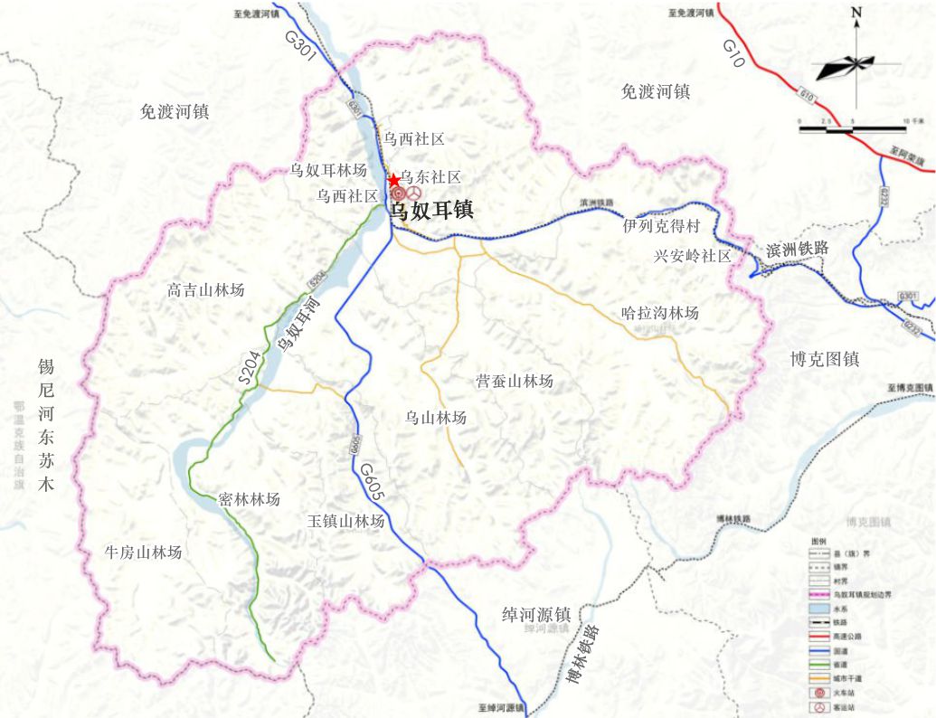 乌奴耳镇地图 乌奴耳镇地图