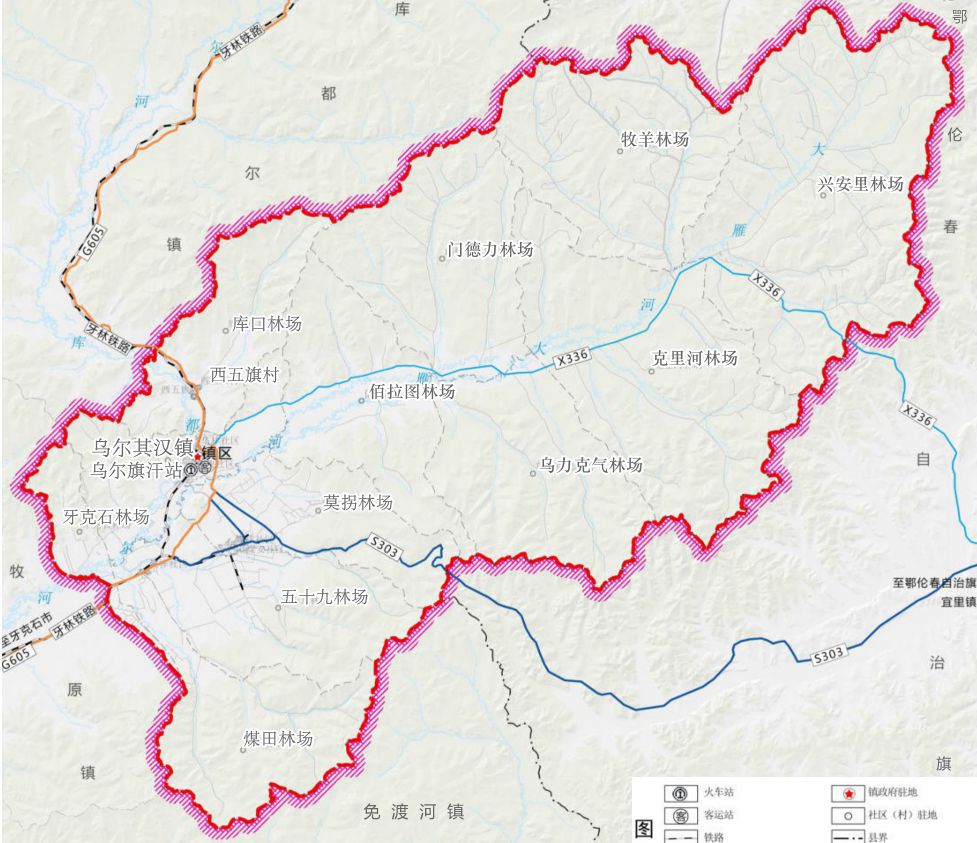乌尔其汗镇地图 乌尔其汗镇地图