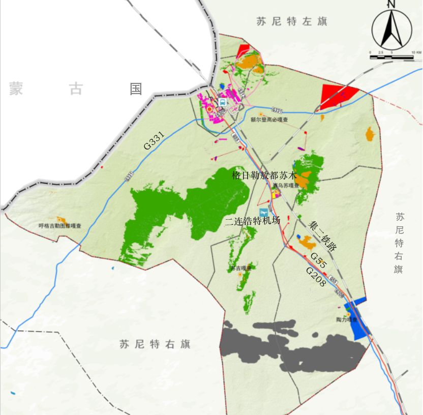 格日勒敖都苏木地图
