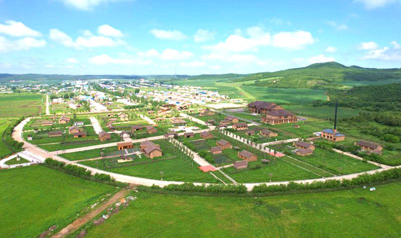 腾克镇全景